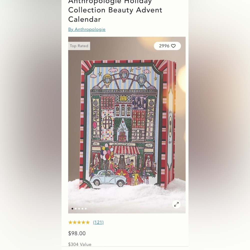 Anthropologie Festive Beauty Advent Calendar 2024